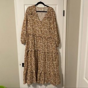 Rylee + Cru floral midi dress!